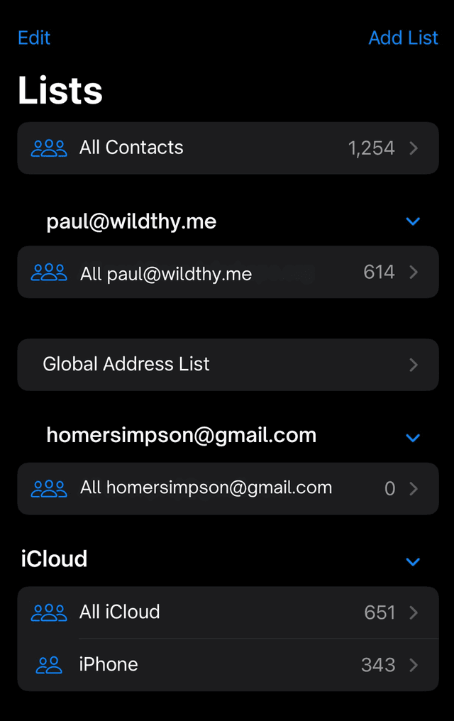Open Your Contacts